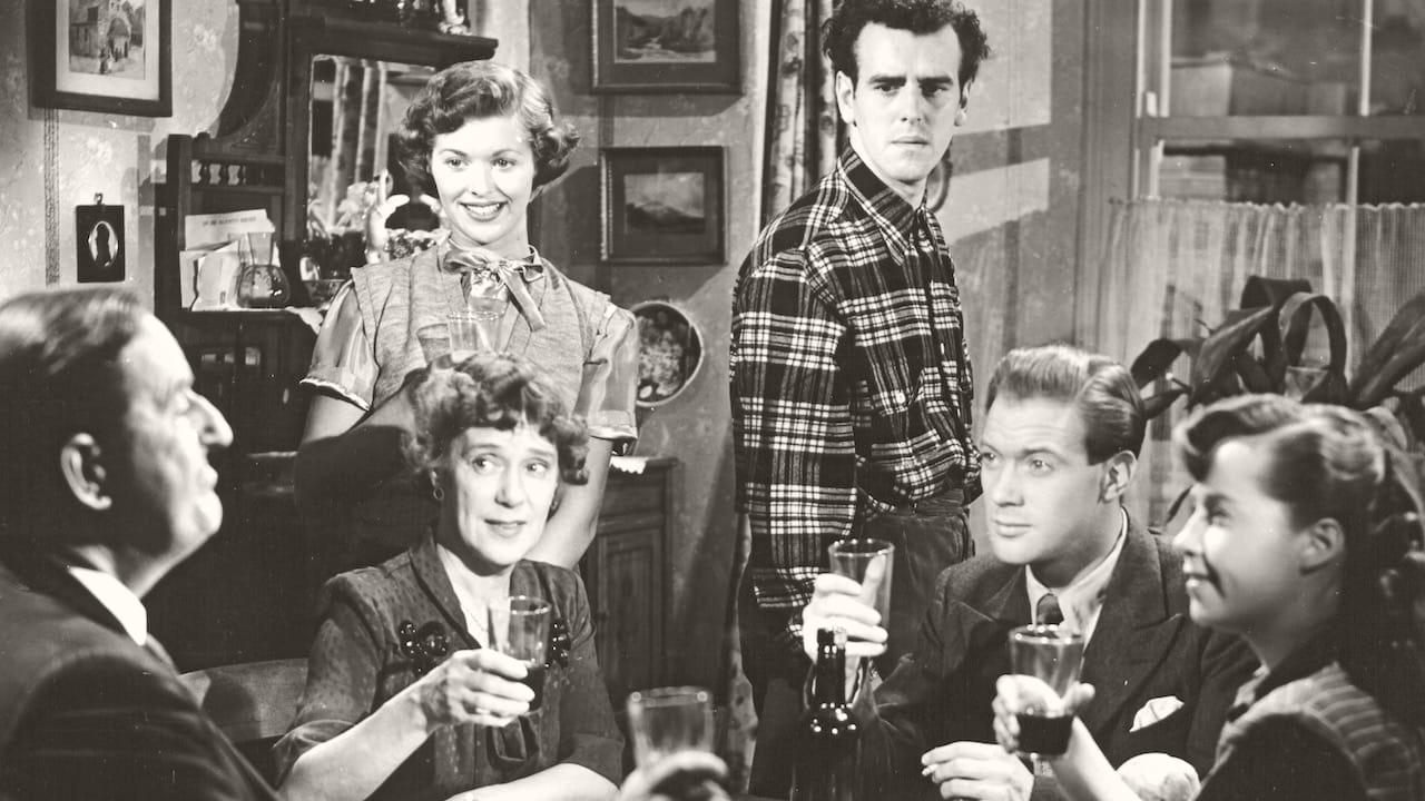 Photograph from The Happy Family (1952) (2) featuring Kathleen Harrison (as Lillian Lord) and George Cole (as Cyril)