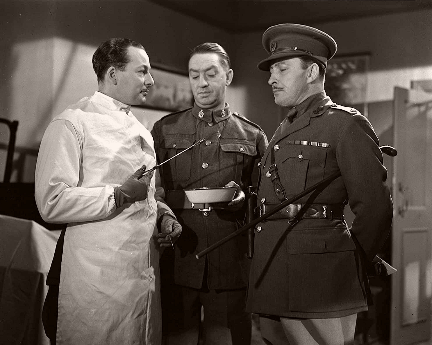 Photograph of The High Command (1937) (1). Leslie Perrins, Allan Jeayes, Lionel Atwill
