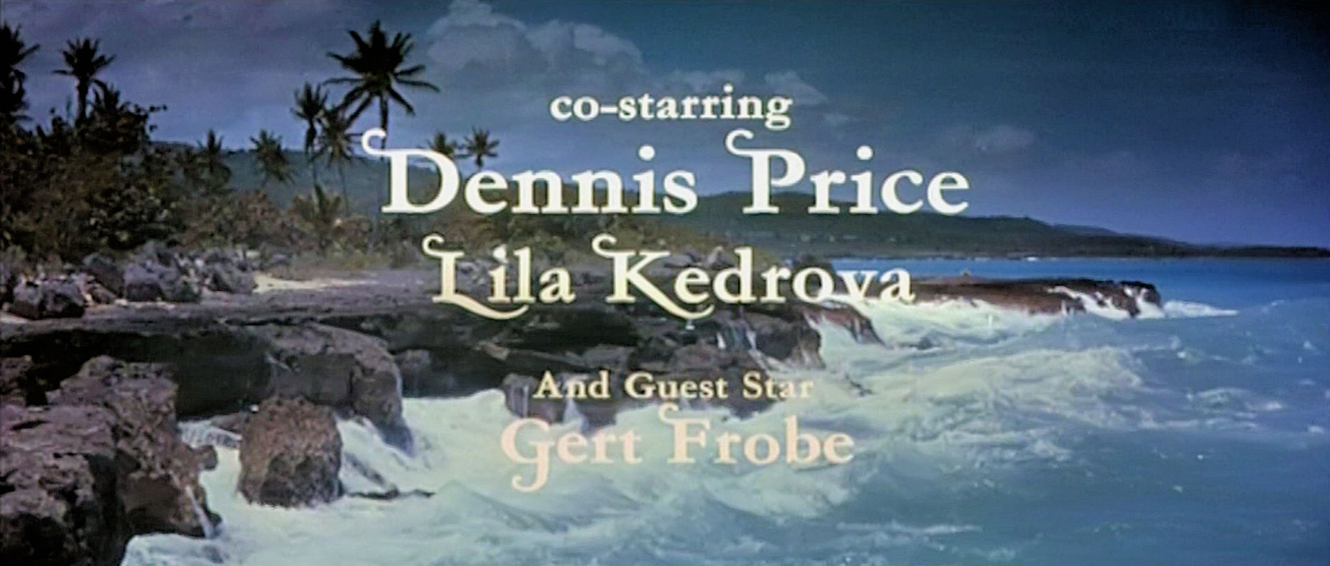 Main title from A High Wind in Jamaica (1965) (5). Co-starring Dennis Price, Lila Kedrova and guest star Gert Fröbe