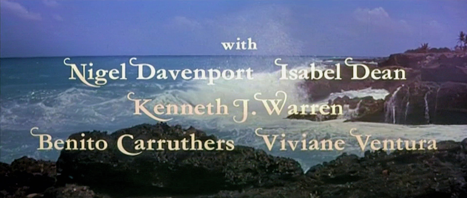 Main title from A High Wind in Jamaica (1965) (6). With Nigel Davenport, Isabel Dean, Kenneth J Warren, Benito Carruthers, Viviane Ventura