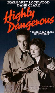 Australian video cover from Highly Dangerous (1950) (1)