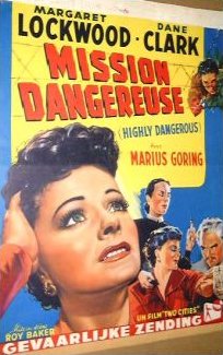 Belgian poster for Highly Dangerous (1950) (1)