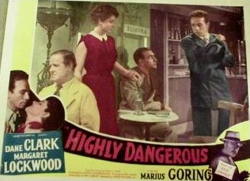 Lobby card from Highly Dangerous (1950) (2)