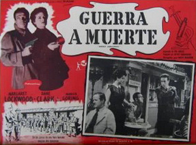 Mexican lobby card from Highly Dangerous (1950) (1)