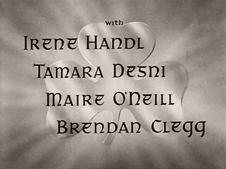 Main title from The Hills of Donegal (1947) (4).  With Irene Handl Tamara Desni, Maire O’Neill, Brendan Clegg
