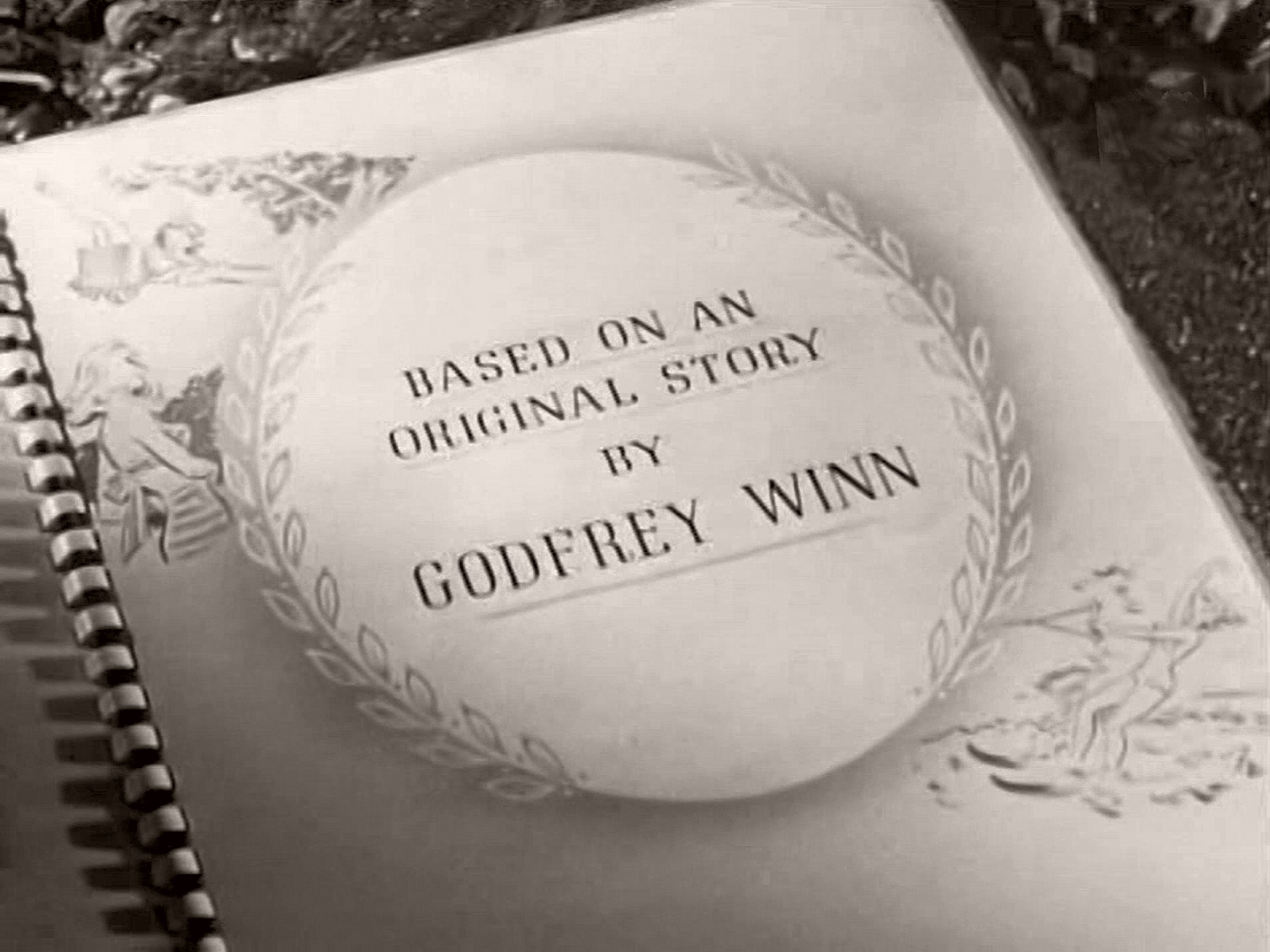 Main title from Holiday Camp (1947) (8).  Based on an original story by Godfrey Winn