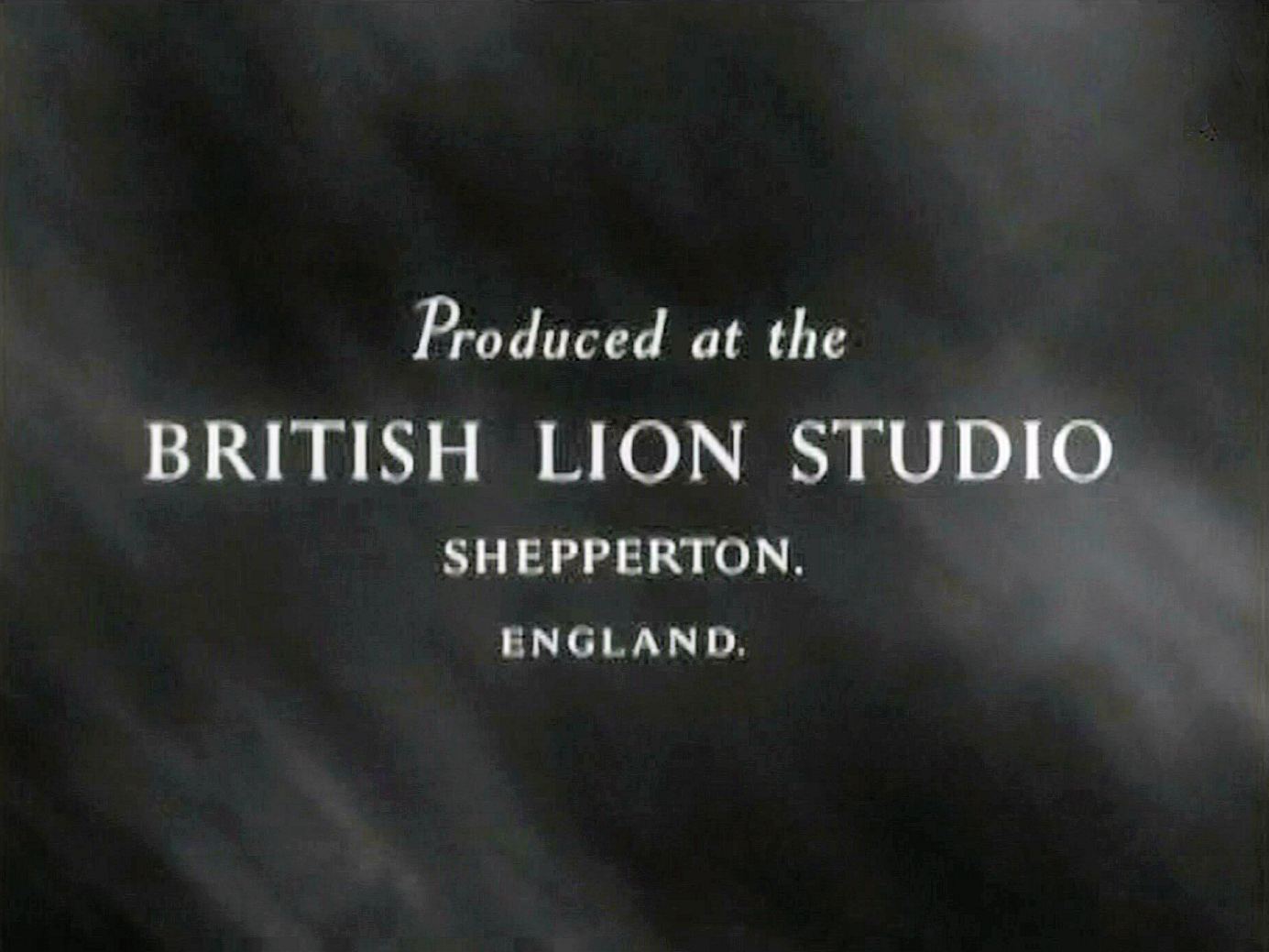 Main title from The Holly and the Ivy (1952) (12).  Produced at the British Lion Studio Shepperton, England