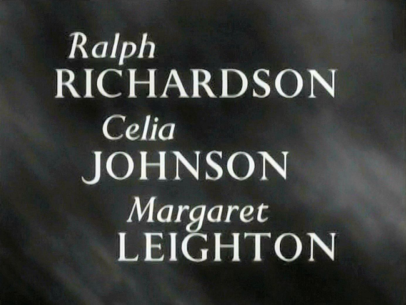 Main title from The Holly and the Ivy (1952) (2).  Ralph Richardson Celia Johnson, Margaret Leighton