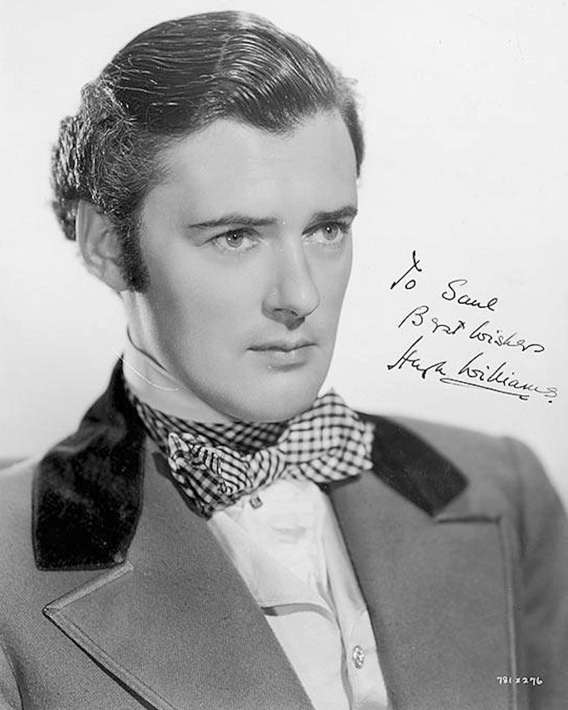 Signed photograph of British actor Hugh Williams, as Hindley in Wuthering Heights (1939) (1)