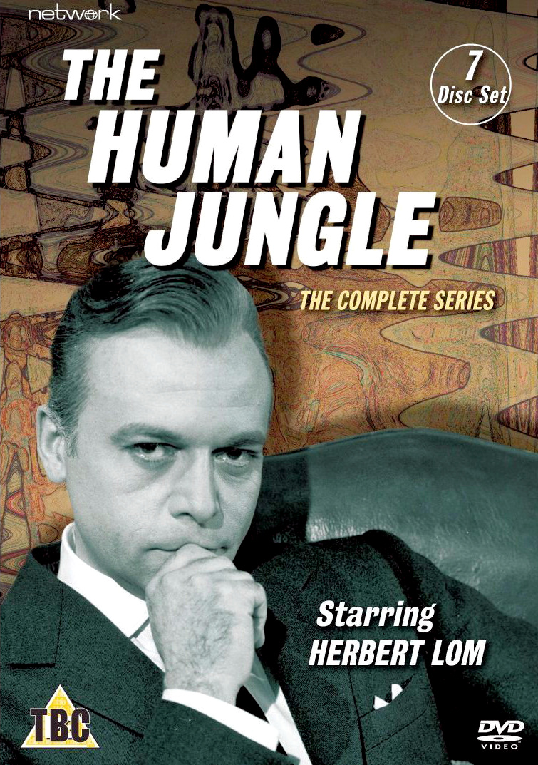 DVD cover from The Human Jungle with Herbert Lom