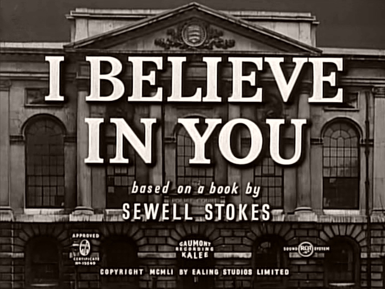 Main title from I Believe in You (1952)