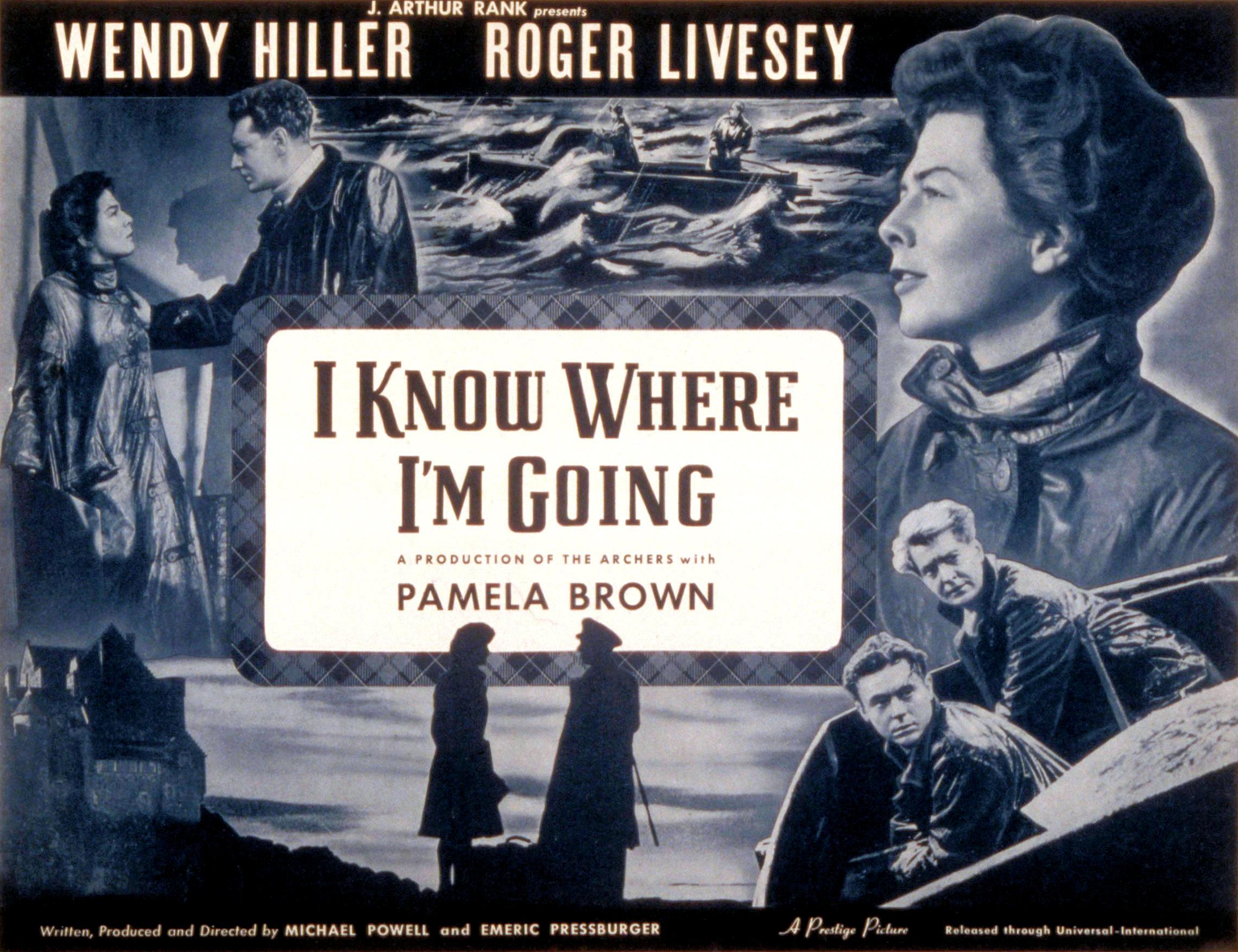 Poster from I Know Where I’m Going! (1945) (1) featuring Wendy Hiller and Roger Livesey