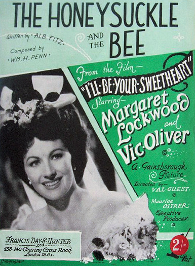 Sheet music from I’ll Be Your Sweetheart (The Honeysuckle and the Bee).  Written by Alb Fitz