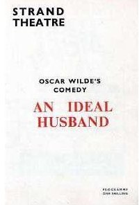 Programme from An Ideal Husband (1965) at the Strand Theatre, London (1)