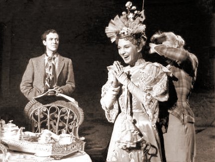 Michael Denison (as Algernon Moncrieff) and Joan Greenwood (as Gwendolyn Fairfax) in a photograph from The Importance of Being Earnest (1952) (2)