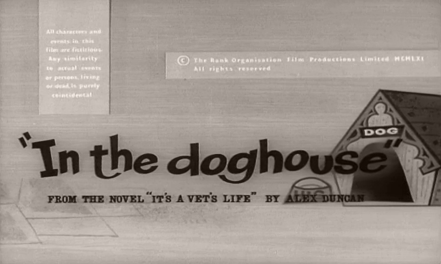 Main title from In the Doghouse (1961) (4)