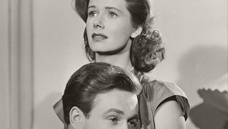 Photograph from Intimate Relations (1953) (1) featuring Elsie Albiin, William Russell (as Madeline) (as Michael)