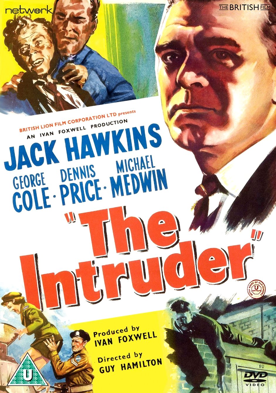 Intruder DVD from Network and The British Film.  Features Jack Hawkins.