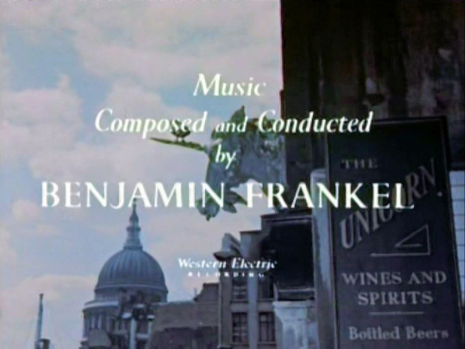 Main title from A Kid for Two Farthings (1955) (7).  Music composed and conducted by Benjamin Frankel.  Western Electric recording