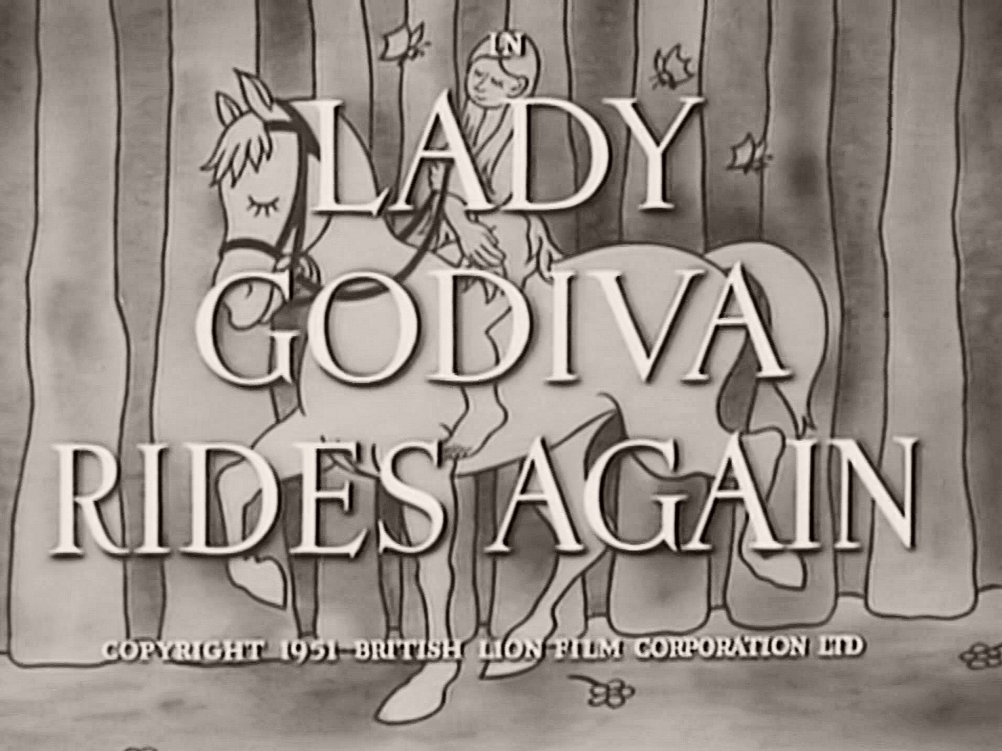 Main title from Lady Godiva Rides Again (1951) (5). Copyright 1951 British Lion Film Corporation Ltd