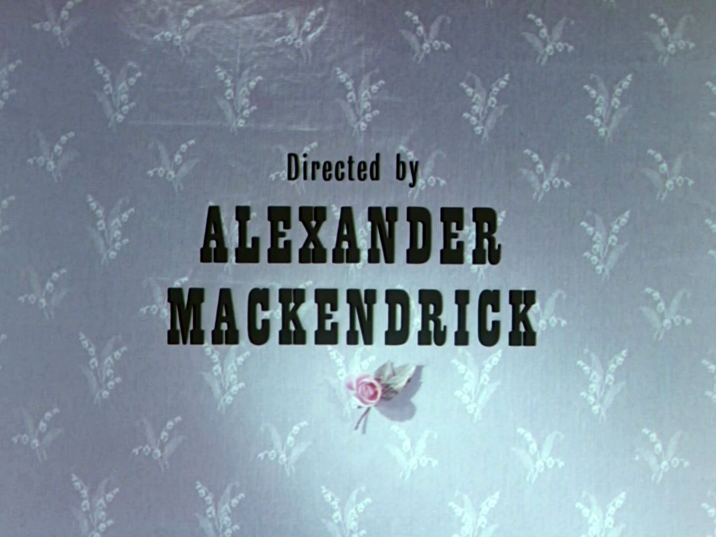Main title from The Ladykillers (1955) (13).  Directed by Alexander Mackendrick