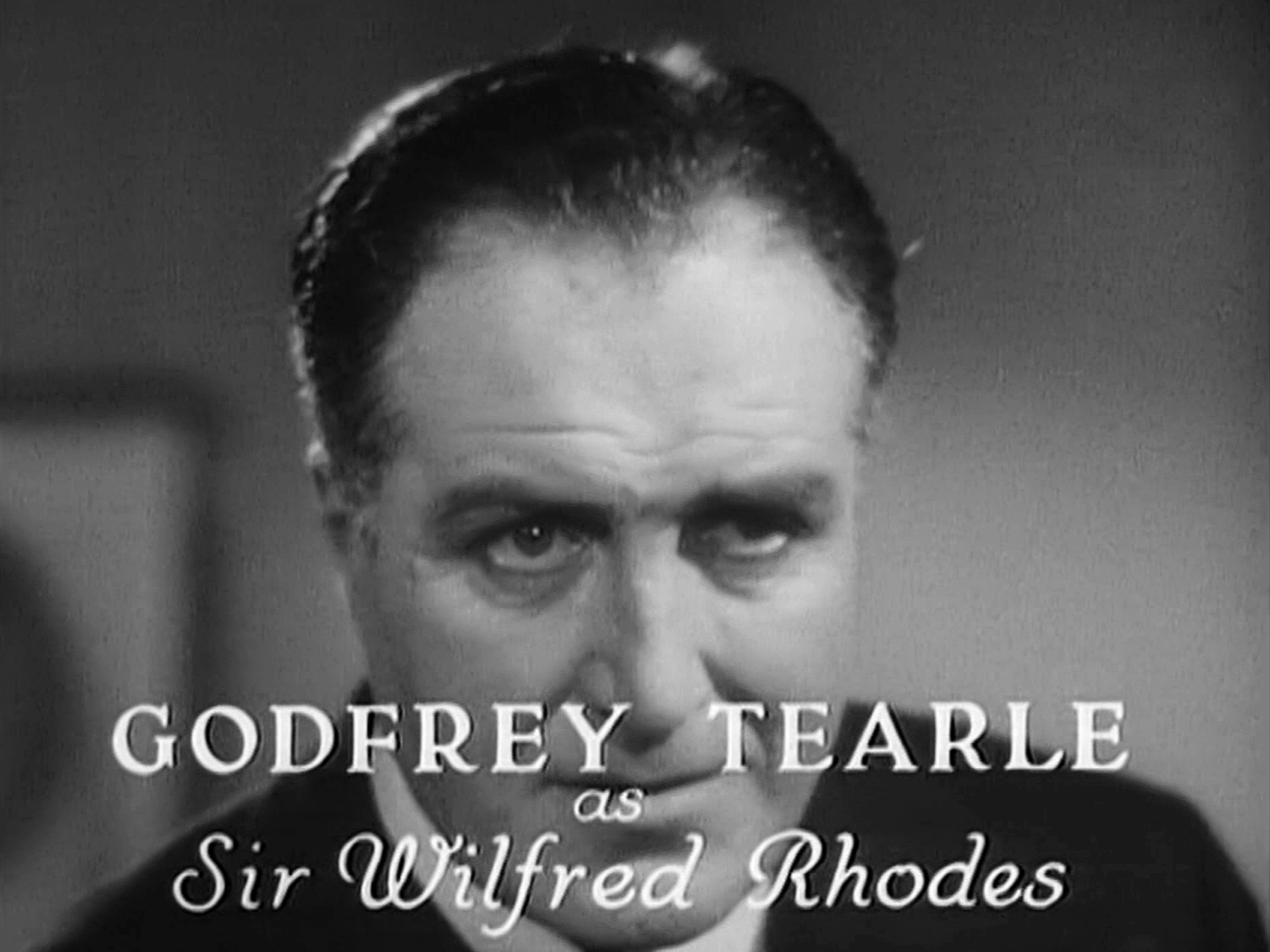 Main title from The Last Journey (1935) (5). Godfrey Tearle as Sir Wilfred Rhodes