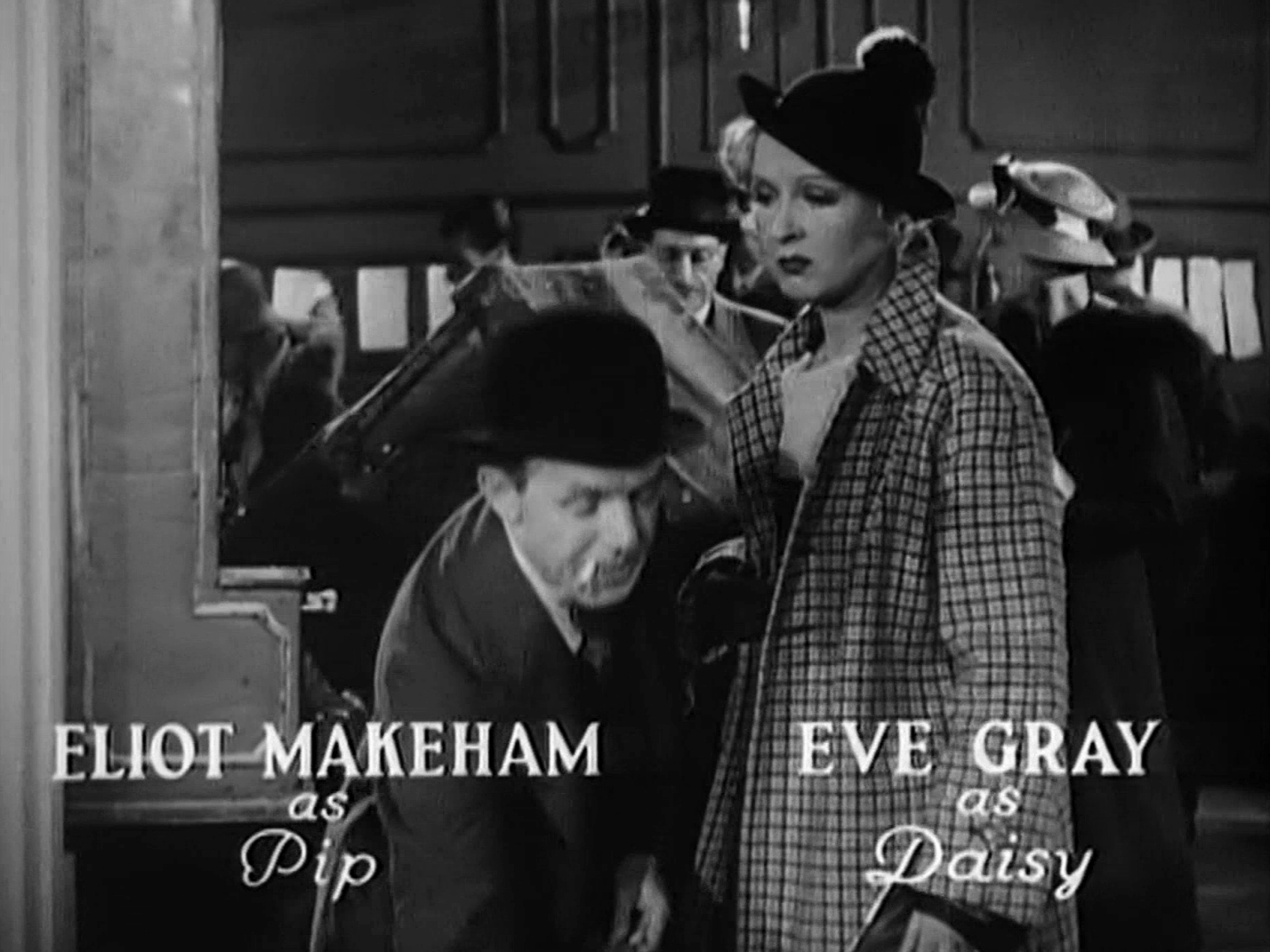 Main title from The Last Journey (1935) (9). Eliot Makeham as Pip, Eve Gray as Daisy