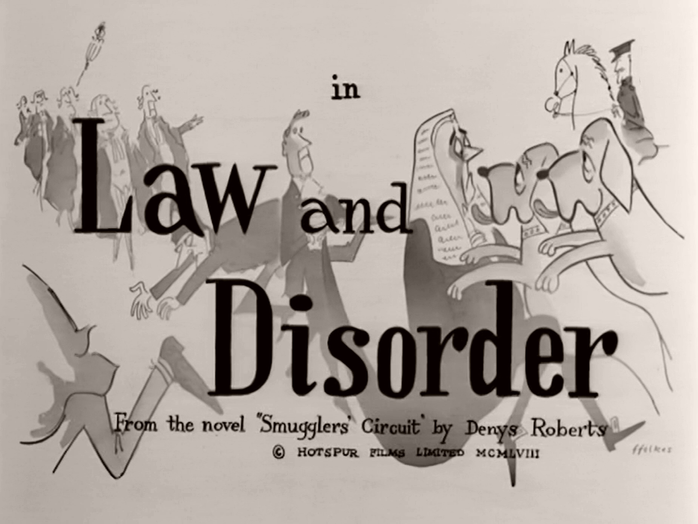 Main title from Law and Disorder (1958) (5)