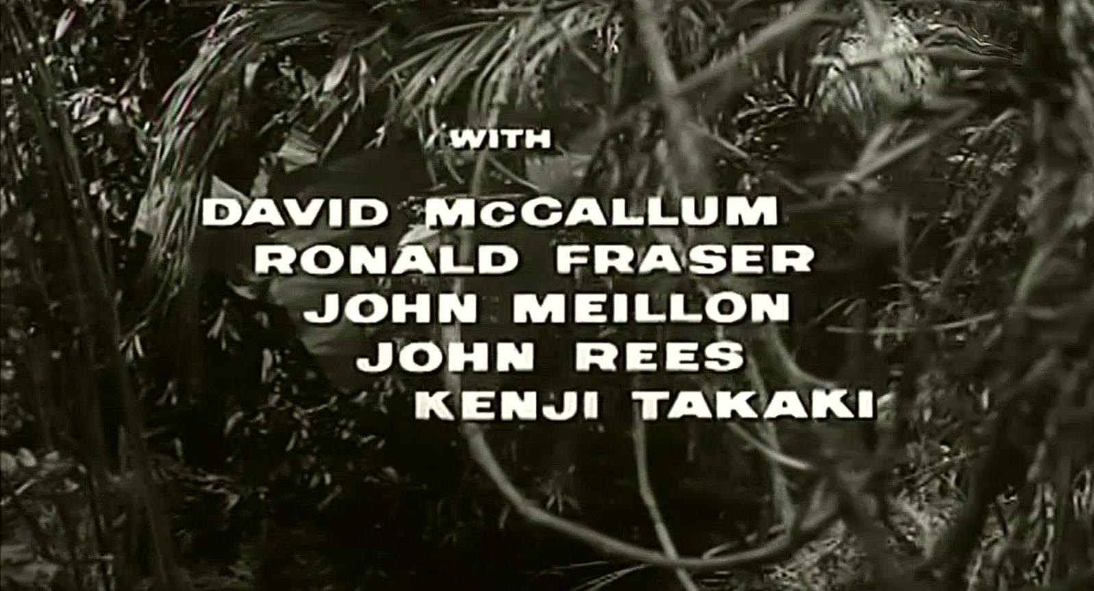Main title from The Long and the Short and the Tall (1961) (8). With David McCallum, Ronald Fraser, John Meillon, John Rees, Kenji Takaki