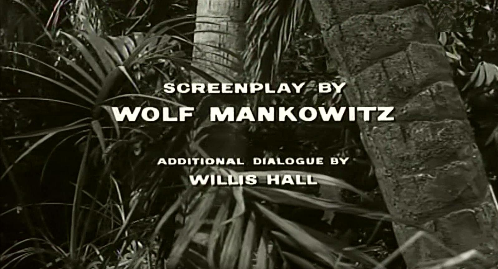 Main title from The Long and the Short and the Tall (1961) (9). Screenplay by Wolf Mankowitz, additional dialogue by Willis Hall
