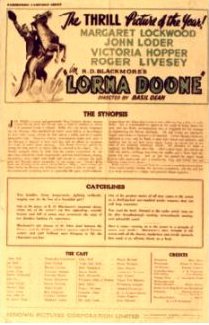 Poster for Lorna Doone (1934) (2)