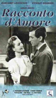 Patricia Roc (as Judy) and Stewart Granger (as Kit Firth) in an Italian video cover from Love Story (1944) (1)