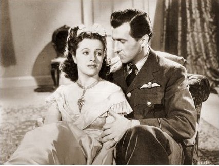 Margaret Lockwood (as Lissa Campbell) and Stewart Granger (as Kit Firth) in a photograph from Love Story (1944) (1)