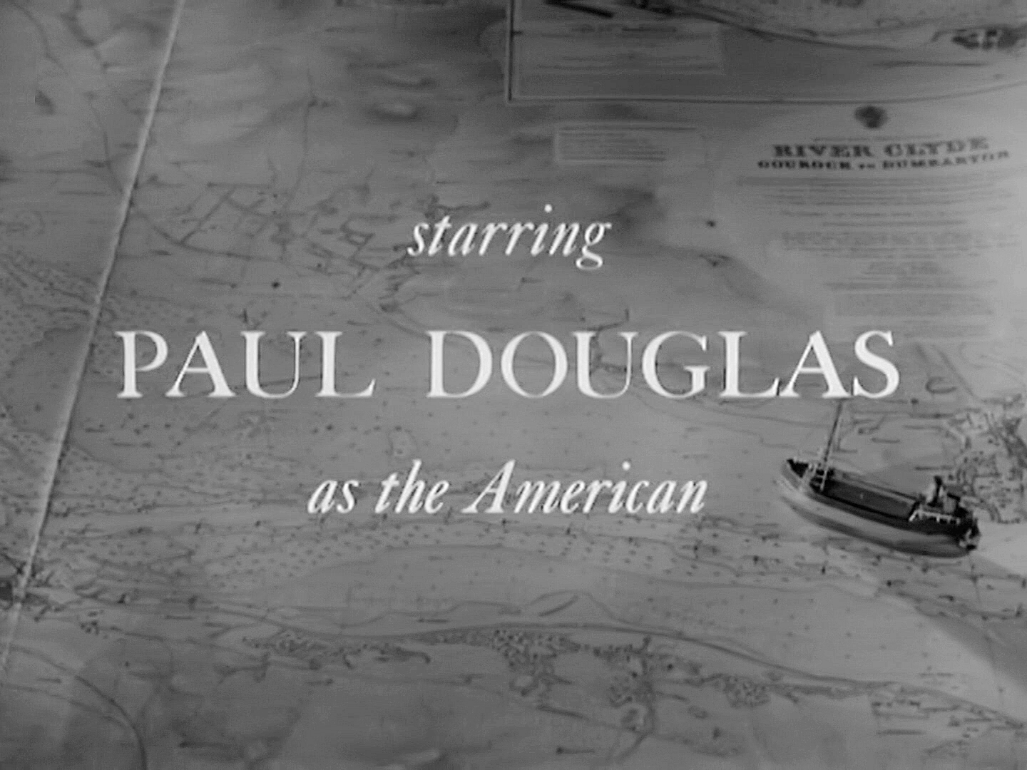 Main title from The Maggie (1954) (5). Starring Paul Douglas as the American