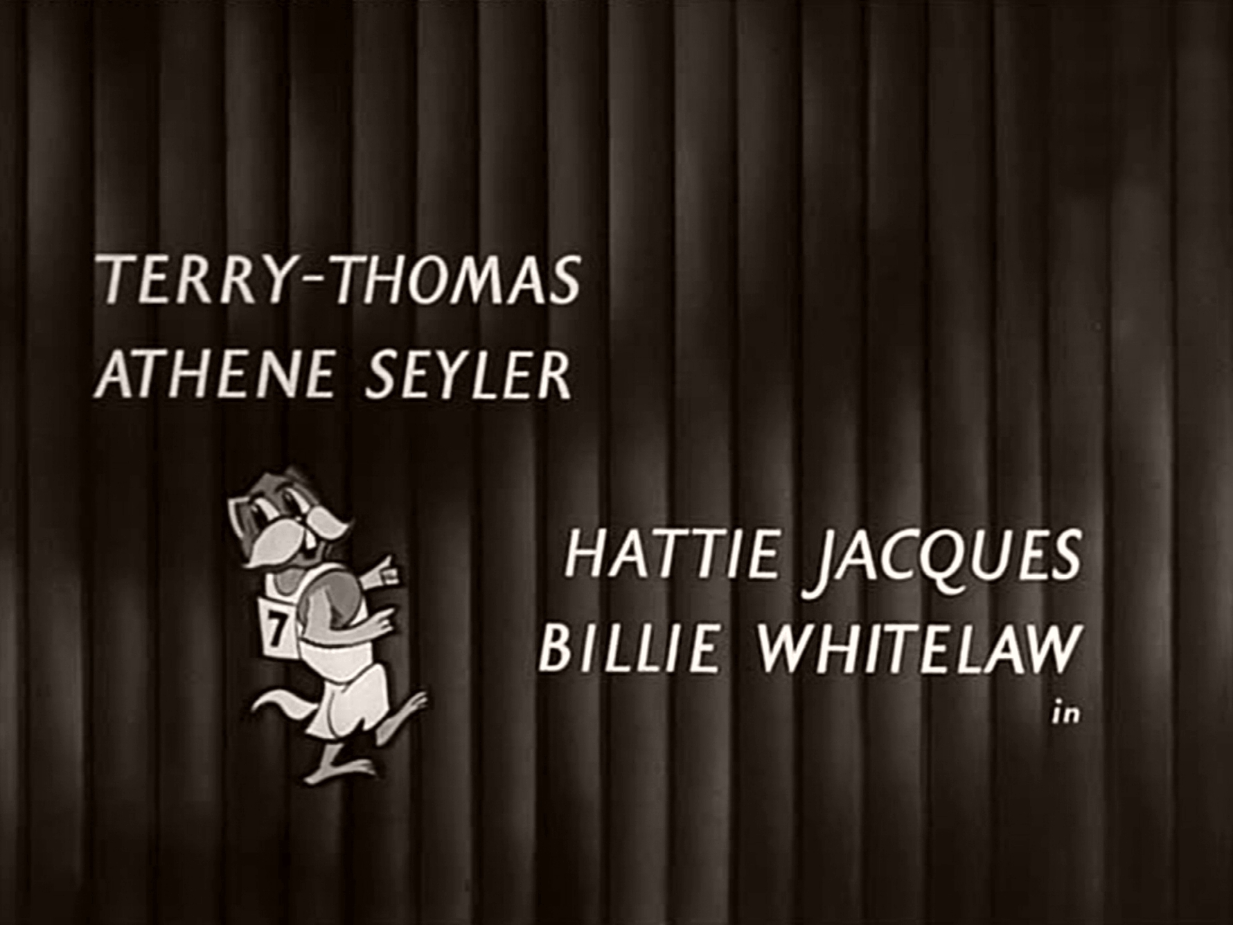 Main title from Make Mine Mink (1960) (3)  Terry-Thomas Athene Seyler, Hattie Jacques, Billie Whitelaw in