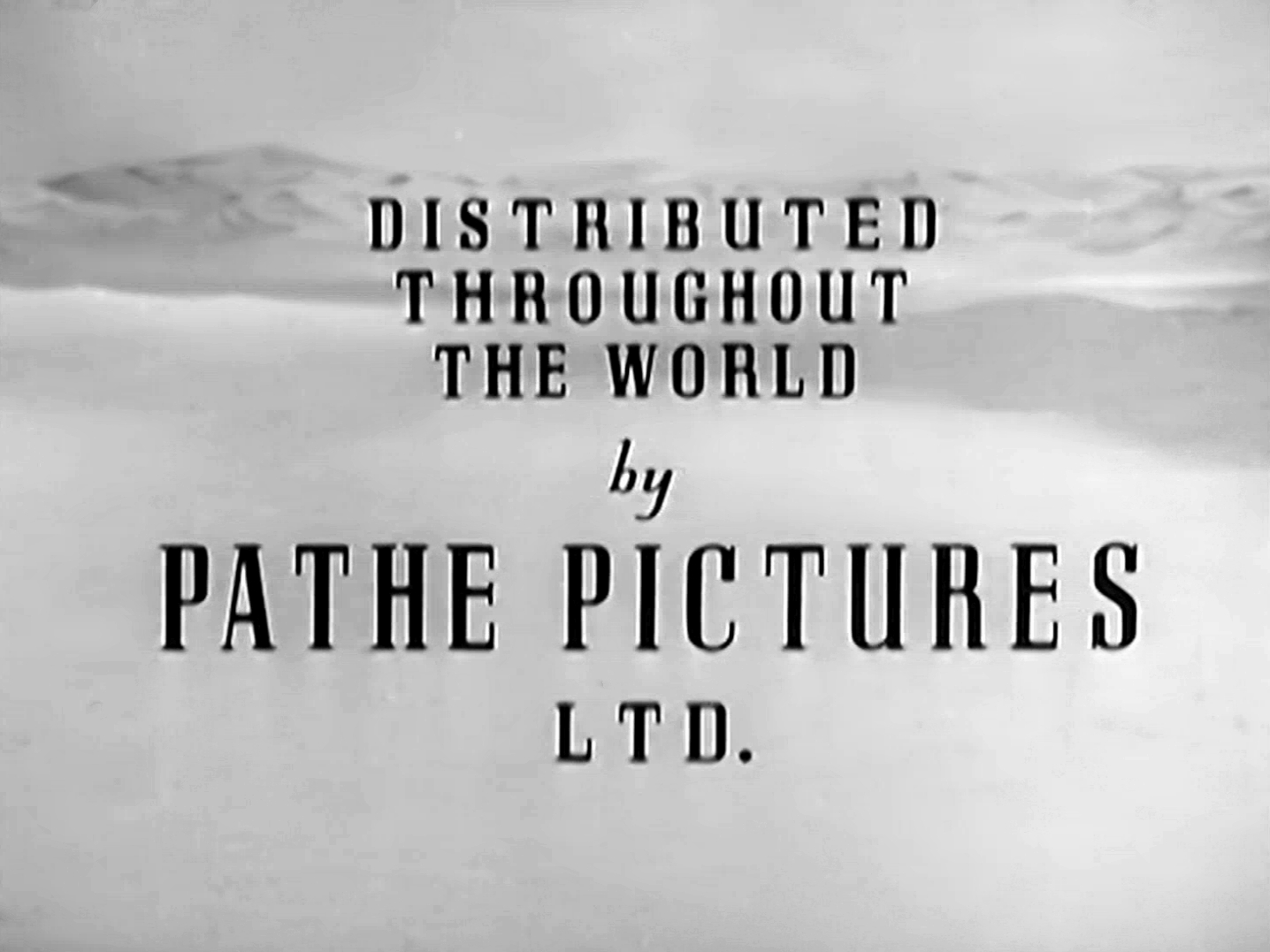 Main title from The Man from Morocco (1945) (12). Distributed throughout the world by Pathé Pictures Ltd.