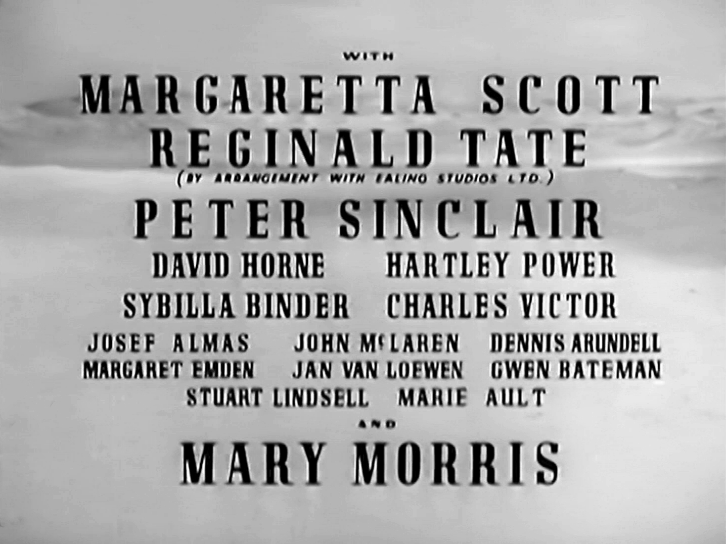 Main title from The Man from Morocco (1945) (3). With Margaretta Scott, Reginald Tate, Peter Sinclair and Mary Morris