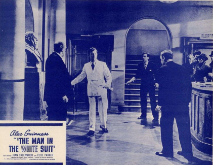 Lobby card from The Man in the White Suit (1951) (4)