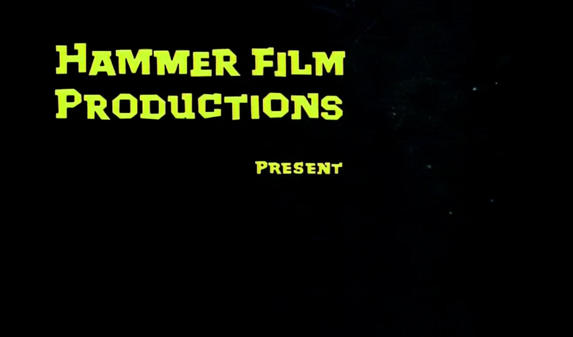 Main title from The Man Who Could Cheat Death (1959) (3). Hammer Film Productions present