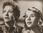 Margaret Lockwood plays Peter Pan with her daughter Julia Lockwood as Wendy in Peter Pan at the Scala Theatre, London, in 1957