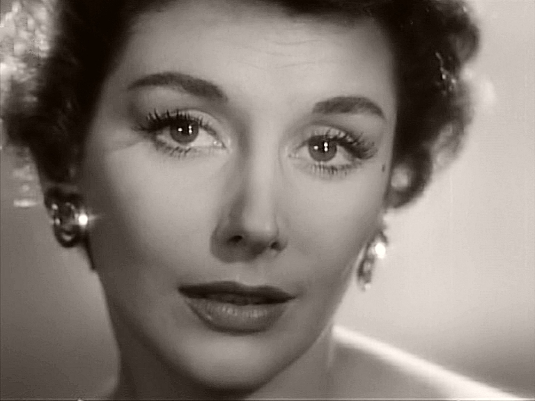 The Lonely Hearts Singer (Kay Kendall) sings out from the television set in Ealing’s Meet Mr Lucifer (1953)