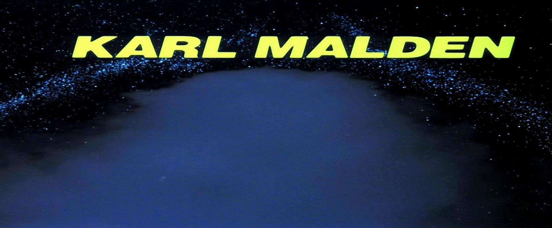 Main title from Meteor (1979) (3). Karl Malden
