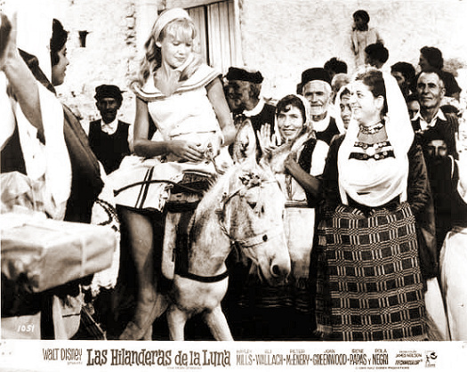 Argentine lobby card from The Moon-Spinners (1964) (2)