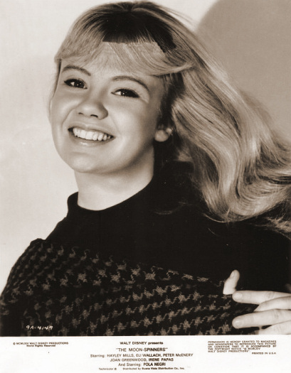 Hayley Mills (as Nikky Ferris) in a photograph from The Moon-Spinners (1964) (9)