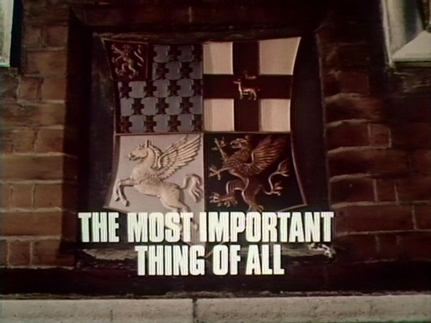 Main title from the ‘The Most Important Thing of All’ episode of Justice (1971-74) (1)