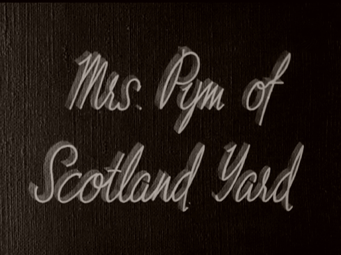 Main title from Mrs Pym of Scotland Yard (1940) (3)