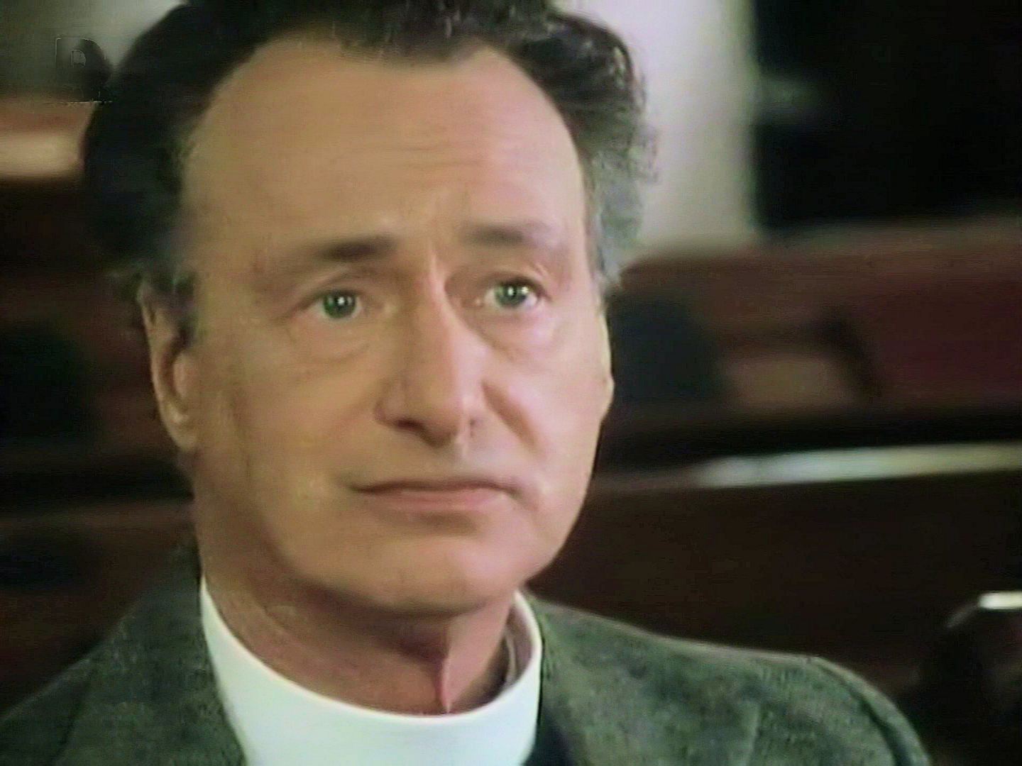 Screenshot from the 1986 ‘The Murder at the Vicarage’ episode of Agatha Christie’s Miss Marple (1984-1992) (1) featuring Paul Eddington
