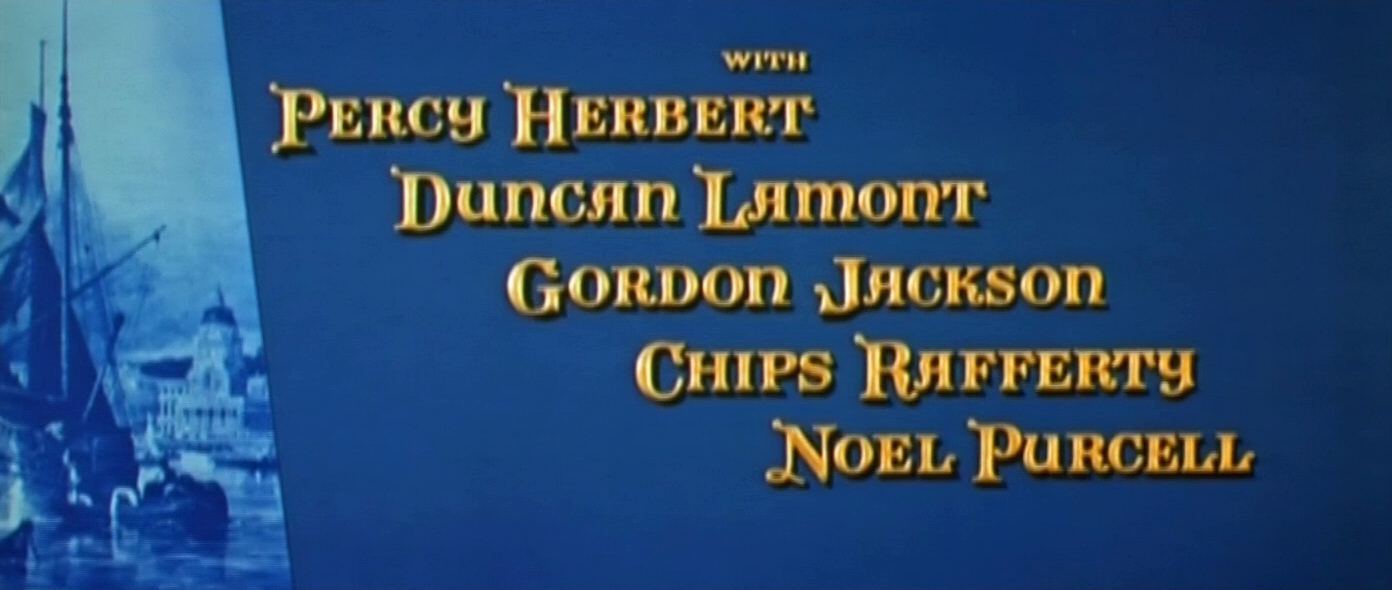Main title from Mutiny on the Bounty (1962) (11). Percy Herbert, Duncan Lamont, Gordon Jackson, Chips Rafferty, Noel Purcell