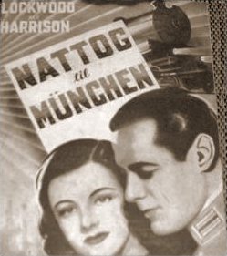 Danish poster for Night Train to Munich (1940) (1)