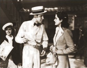 Rex Harrison (as Gus Bennett) and Margaret Lockwood (as Anna Bomasch) in a photograph from Night Train to Munich (1940) (8)